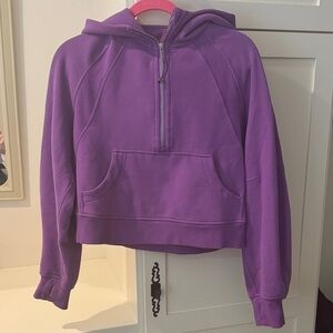 lululemon oversized half zip scuba
